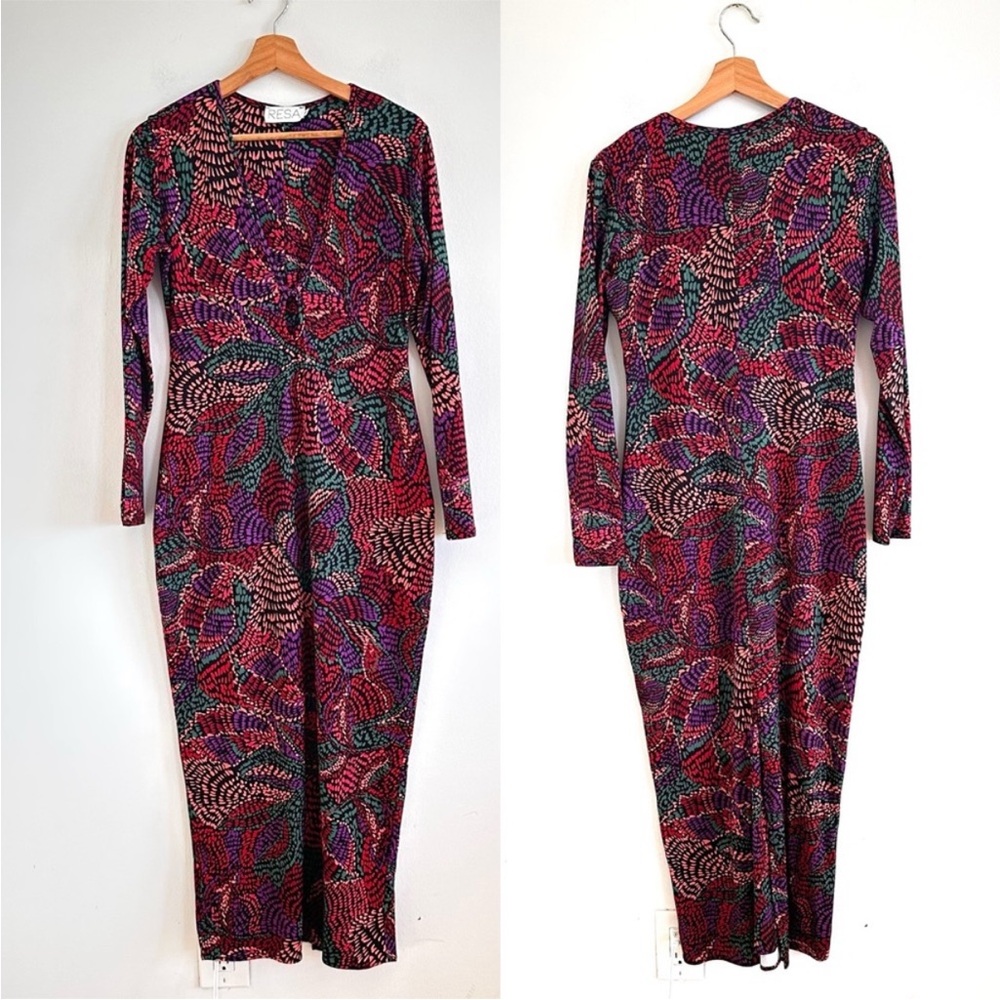 RESA Multicolor Patterned Midi Dress - Picture 3 of 6